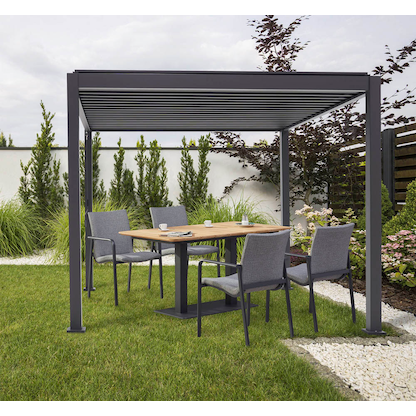 Artikelbild 3 für BEST Terrassenüberdachung freistehend Cadiz, anthrazit, 1 St., Artikelnummer 667893