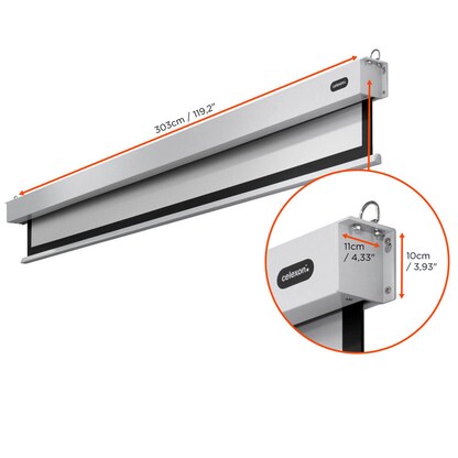 Artikelbild 6 für celexon elektrische Rolloleinwand Motor Professional Plus 1:1, 280 x 280 cm Projektionsfläche, Artikelnummer 695474