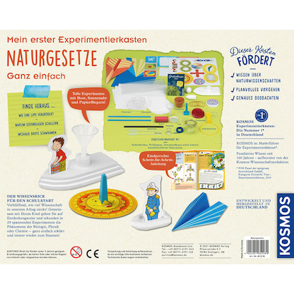 Artikelbild 2 für KOSMOS Experimentierkasten Mein erster Experimentierkasten - Naturgesetze mehrfarbig, Artikelnummer 820504