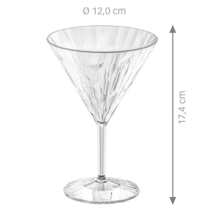 Artikelbild 2 für koziol Martinigläser Club No. 12 250,0 ml, 2 St., Artikelnummer 374027