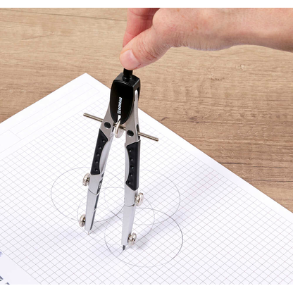 Artikelbild 6 für DONAU Zirkel Set silber/schwarz, 1 St., Artikelnummer 694079