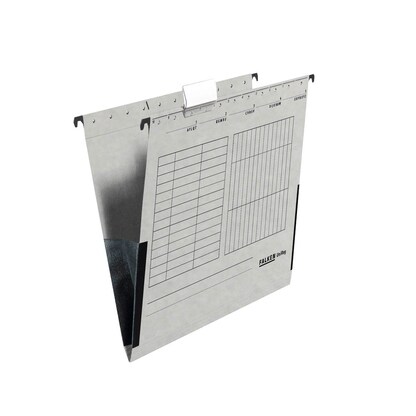 Artikelbild für FALKEN Hängetaschen UniReg grau, 25 St., Artikelnummer 633859