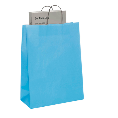 Artikelbild für VP Papier-Tragetaschen Toptwist aquamarin 32,0 x 42,0 cm, 50 St., Artikelnummer 230086