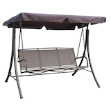 Artikelbild 1 für Garden Pleasure Hollywoodschaukel ANNA anthrazit Stahl, Artikelnummer 380323