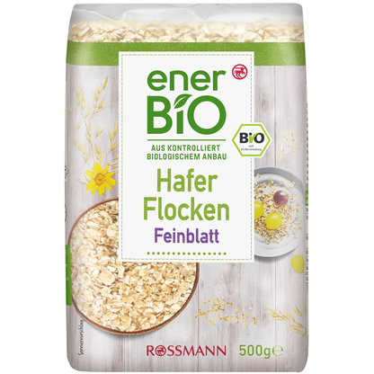 Artikelbild für enerBiO Bio Feinblatt Haferflocken 500,0 g, 1 St., Artikelnummer 510943