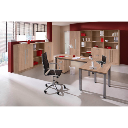 Artikelbild 4 für HAMMERBACHER Akandia Rollcontainer nussbaum 3 Auszüge 42,8 x 58,0 x 59,0 cm, Artikelnummer 625828