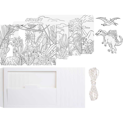 Artikelbild 3 für HEYDA Bastelset Karton-Theater Dino mehrfarbig, Artikelnummer 779346