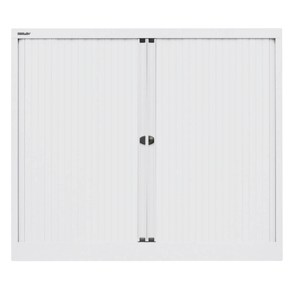 Artikelbild 5 für BISLEY Cito Rollladenschrank verkehrsweiß 2 Fachböden 120,0 x 43,0 x 103,0 cm, Artikelnummer 272233