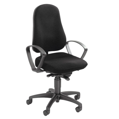 Artikelbild 2 für Topstar Bürostuhl Body Balance 50, BAL50T20 Stoff schwarz, Gestell schwarz, Artikelnummer 898239