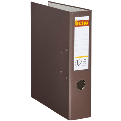 Artikelbild 6 für bene No.1 Power Ordner braun Kunststoff 8,0 cm DIN A4, 1 St., Artikelnummer 185173