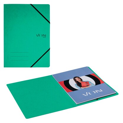 Artikelbild für VON LEITZ Eckspanner DIN A4 grün, 1 St., Artikelnummer 635249