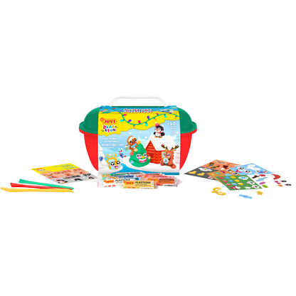 Artikelbild für JOVI Modelliermasse Play & Fun Plastilina Christmas mehrfarbig, Artikelnummer 713119