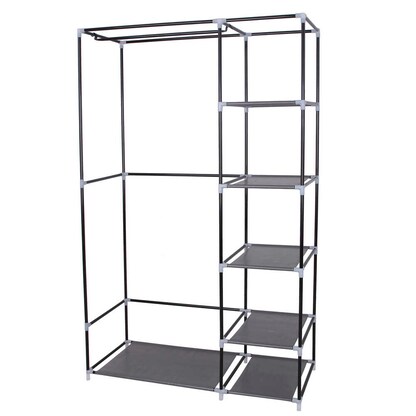 Artikelbild 4 für SONGMICS Kleiderschrank, LSF007G schwarz 110,0 cm x 45,0 cm³ x 175,0 cm, 1 St., Artikelnummer 760896