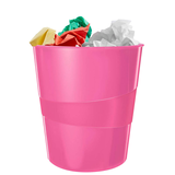 Artikelbild 1 für LEITZ WOW Duo Colour Papierkorb 15,0 l pink, 1 St., Artikelnummer 313611