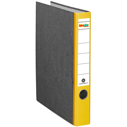 Artikelbild 2 für büroplus Ordner gelb marmoriert Karton 5,0 cm DIN A4, 1 St., Artikelnummer 148833