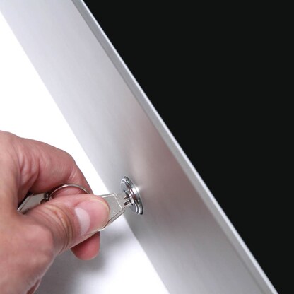 Artikelbild 4 für Showdown® Displays Digitales Wandpanel LED-Display mit Rahmen, schwarz, 108,0 cm (43 Zoll), Artikelnummer 924100