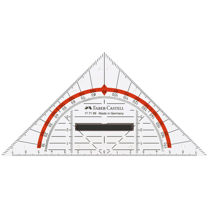 Artikelbild für FABER-CASTELL Geometrie-Dreieck 16,0 cm, Artikelnummer 211427