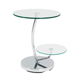 Artikelbild 1 für HAKU Möbel Beistelltisch rund Metall silber 52,0 x 52,0 x 55,0 cm, 1 St., Artikelnummer 558534