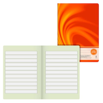 Artikelbild für BRUNNEN Schulheft Vivendi Lineatur 1 liniert DIN A5 ohne Rand, 16 Blatt, 1 St., Artikelnummer 603847