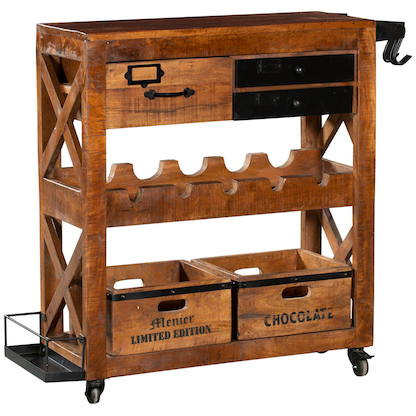 Artikelbild 2 für Garden Pleasure Barschrank RAVI mango 100,0 x 30,0 x 92,0 cm, 1 St., Artikelnummer 543817