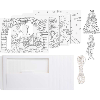 Artikelbild 3 für HEYDA Bastelset Karton-Theater Princess mehrfarbig, Artikelnummer 779427