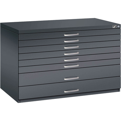 Artikelbild 3 für CP 7100 Planschrank schwarzgrau 8 Schubladen 110,0 x 76,5 x 76,0 cm, 1 St., Artikelnummer 682000