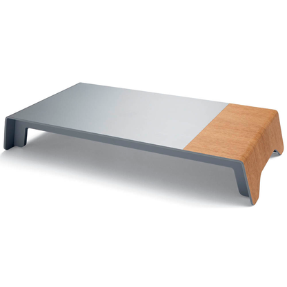 Artikelbild für SIGEL Monitorständer blanko Smartstyle silber/holzfarben, Artikelnummer 926774