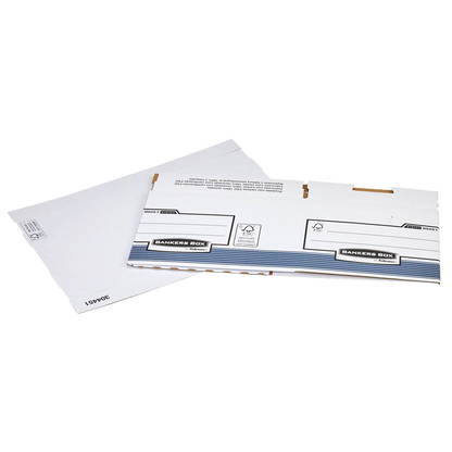 Artikelbild 3 für Bankers Box Archivboxen weiß/blau 33,5 x 40,4 x 29,2 cm, 10 St., Artikelnummer 936609