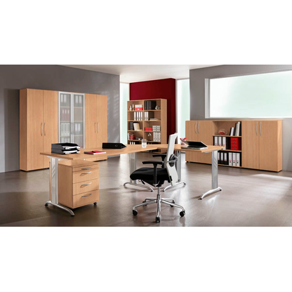 Artikelbild 4 für HAMMERBACHER Regalschrank Altus, V4770/6/6/BM buche 80,0 x 34,6 x 188,0 cm, 1 St., Artikelnummer 212126