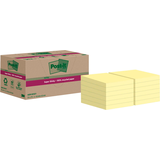 Artikelbild 1 für Post-it® Super Sticky Recycling Notes Haftnotizen extrastark gelb, 12 Blöcke, Artikelnummer 866929