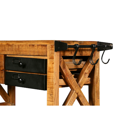 Artikelbild 6 für Garden Pleasure Barschrank RAVI mango 100,0 x 30,0 x 92,0 cm, 1 St., Artikelnummer 543817