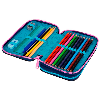 Artikelbild 3 für CoolPack Federmäppchen befüllt Jumper 2 Disney Stitch Motiv 35-teilig, 21,5 x 14,0 cm, Artikelnummer 663459