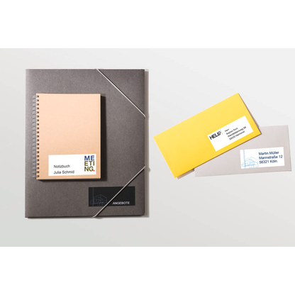 Artikelbild 7 für AVERY Zweckform Etiketten 3481 weiß 70,0 x 41,0 mm, 100 Blatt, Artikelnummer 420778