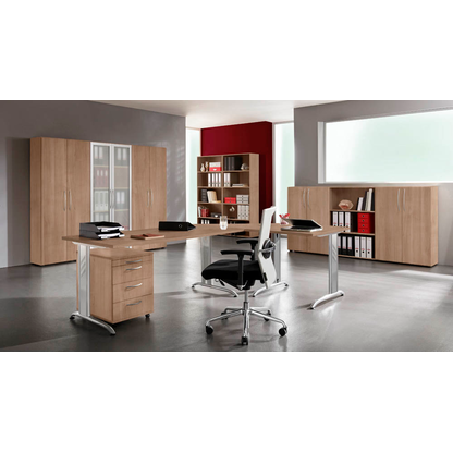 Artikelbild 4 für HAMMERBACHER Altus Standcontainer nussbaum 40,0 x 80,0 x 72,0 cm, Artikelnummer 962860