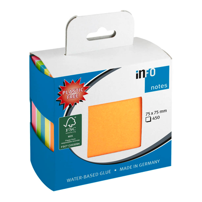 Artikelbild 2 für inFO Box Haftnotizen farbsortiert, 1 St., Artikelnummer 213763