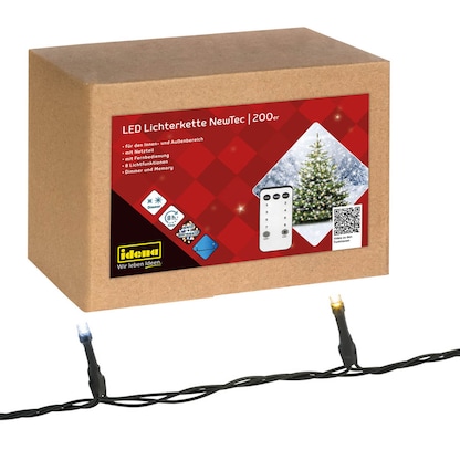 Artikelbild für Idena NewTec 200er LED Lichterkette grün 27,9 m, 1 St., Artikelnummer 761686