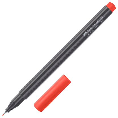 Artikelbild für FABER-CASTELL Grip Fineliner rot 0,4 mm, 1 St., Artikelnummer 758506