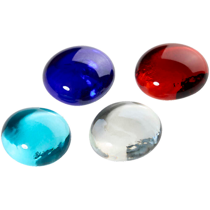 Artikelbild 2 für GLOREX Muggelsteine mehrfarbig Glasnuggets Ø 20,00 mm, 200,0 g, 1 Pack, Artikelnummer 732202