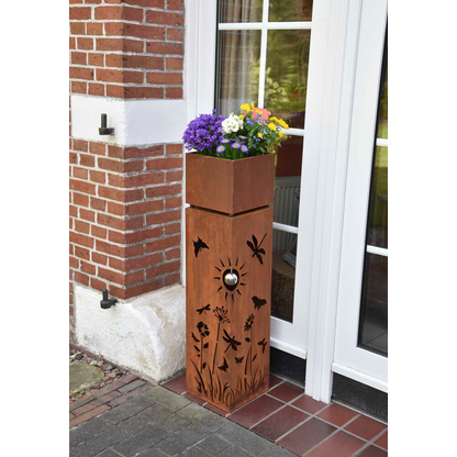 Artikelbild 2 für Garden Pleasure Pflanzsäule FLORALIA Metall Rost-Optik Säule 25,0 x 102,0 cm, 1 St., Artikelnummer 796039