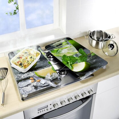 Artikelbild 5 für WENKO Herdabdeckplatten Mojito grün, 2 St., Artikelnummer 665473
