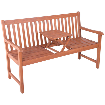 Artikelbild 3 für Garden Pleasure Gartenbank PADANG 985095 natur Holz 142,0 cm, Artikelnummer 309908