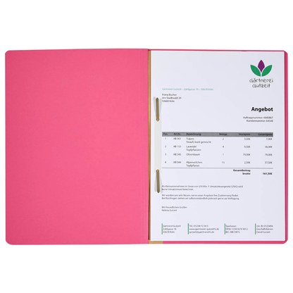 Artikelbild 3 für LEITZ Ösenhefter 3742 Karton rot DIN A4, 50 St., Artikelnummer 130760