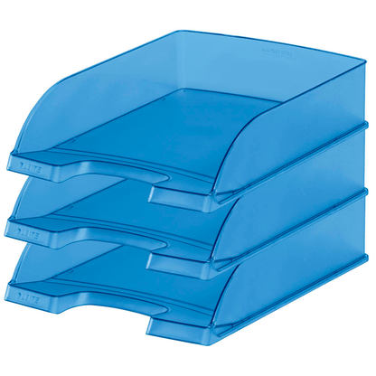 Artikelbild 2 für LEITZ Briefablage Plus blau-transparent DIN A4, 1 St., Artikelnummer 151783