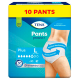 Artikelbild 1 für TENA Inkontinenzhosen Pants protect+ Plus L, 10 St., Artikelnummer 810737