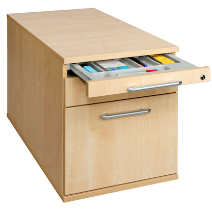 Artikelbild 7 für HAMMERBACHER Solid Rollcontainer ahorn 3 Auszüge 42,8 x 80,0 x 51,2 cm, Artikelnummer 293567