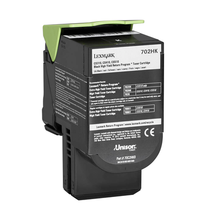 Artikelbild 3 für Lexmark 70C2HK0 schwarz Toner, Artikelnummer 251157