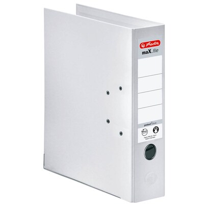 Artikelbild 2 für herlitz maX.file protect plus Ordner weiß Kunststoff 8,0 cm DIN A4, 1 St., Artikelnummer 138289