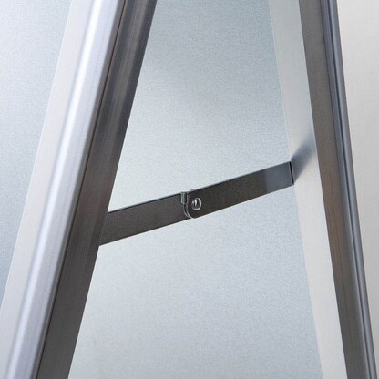 Artikelbild 3 für Showdown® Displays Kundenstopper silber DIN A1 2 Fächer 63,9 x 74,4 x 112,0 cm, 1 St., Artikelnummer 692602