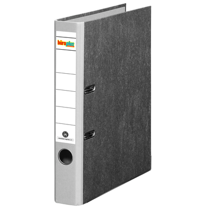 Artikelbild für büroplus Ordner grau marmoriert Karton 5,0 cm DIN A4, 1 St., Artikelnummer 676700