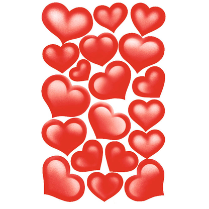 Artikelbild 2 für AVERY Zweckform Aufkleber 53205 Herzen, 38 Etiketten, Artikelnummer 287884